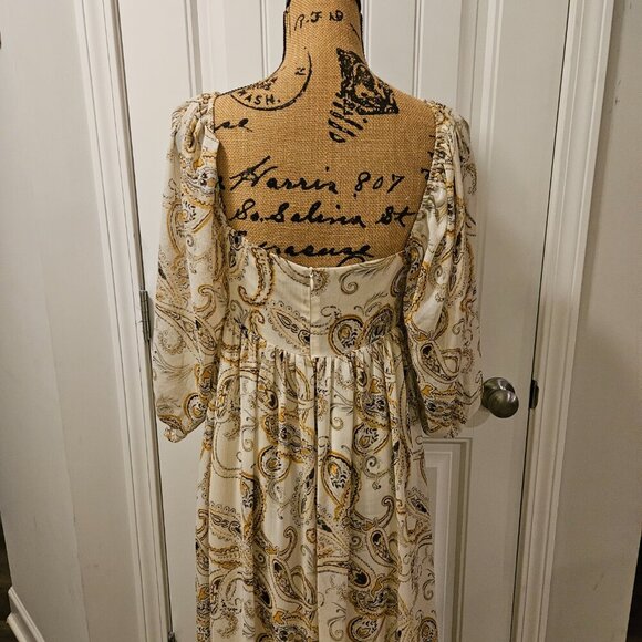 SOLD Anthropologie/Storia Paisley Maxi Dress Size M - Picture 8 of 13